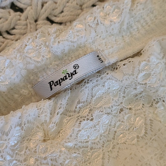 SALE TODAY BEAUTIFUL LACE LONG SMALL  DRESS MEDIUM - Picture 16 of 16